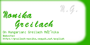 monika greilach business card